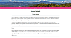 Desktop Screenshot of cameronhighland.net